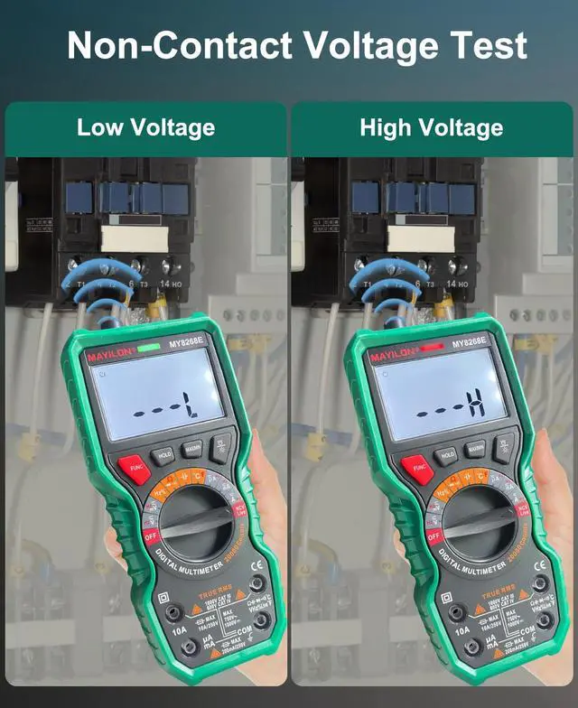 Alt view image 6 of 7 - Digital Multimeter, 20000 Count High Resolution True rms Multimeter