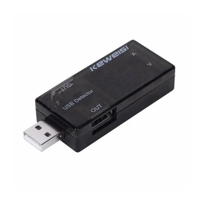 Alt view image 7 of 7 - Black USB Voltmeter,Ammeter Voltage Power Capacity Tester Current Meter,USB Tester Type, Dual USB Current Voltage Charger Voltage Testers