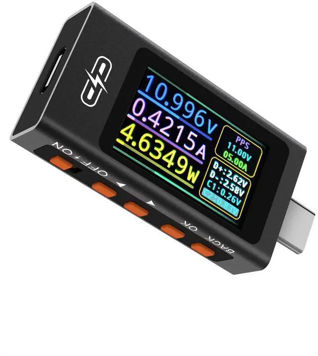 Main image of UT01C USB Tester, 3.3-40V 0-12A USB C Cable Tester