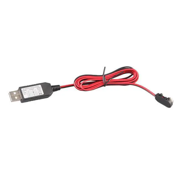 Alt view image 4 of 5 - USB to 9V Battery Connector Eliminator Replace 6F22 6LR61 Power Converter Kit Connect Cable 78IN 200CM Multi for Multimeter,LED Light,Electronic Toys, Kids Keyboard Piano