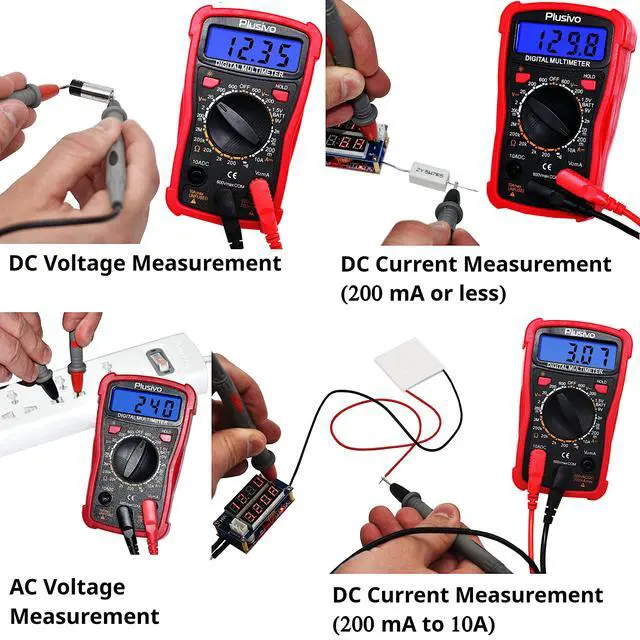 Alt view image 7 of 7 - Soldering Iron Station Kit Digital Display Helping Hands 60 W 5 pcs Solder Tips, Solder Wire, Digital Multimeter °C/ºF Conversion, Standby/Sleep Mode, Calibration Support for Electricians from