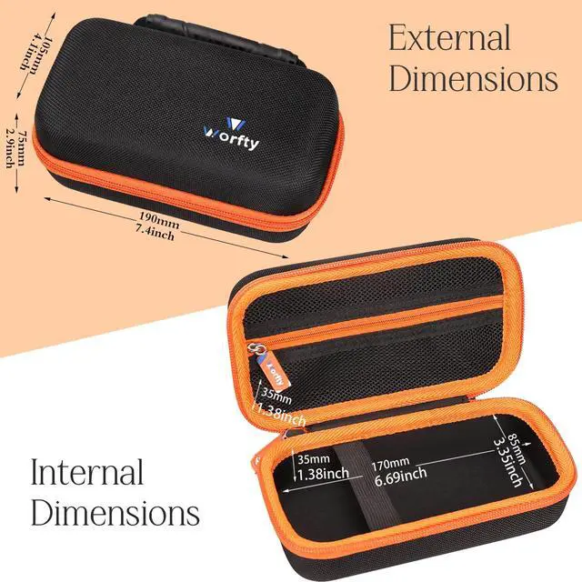 Alt view image 3 of 7 - Hard Multimeter Case for Klein MM325/MM420/MM400/MM300/Fluke 117/Fluke 115, Portable Bag for ET140/80023P(Case Only)