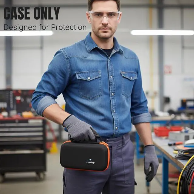 Alt view image 5 of 7 - Hard Multimeter Case for Klein MM325/MM420/MM400/MM300/Fluke 117/Fluke 115, Portable Bag for ET140/80023P(Case Only)
