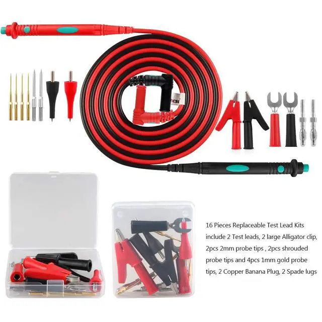 Alt view image 4 of 7 - Multimeter Test Leads Kit Set of 16