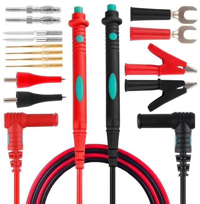 Main image of Multimeter Test Leads Kit Set of 16