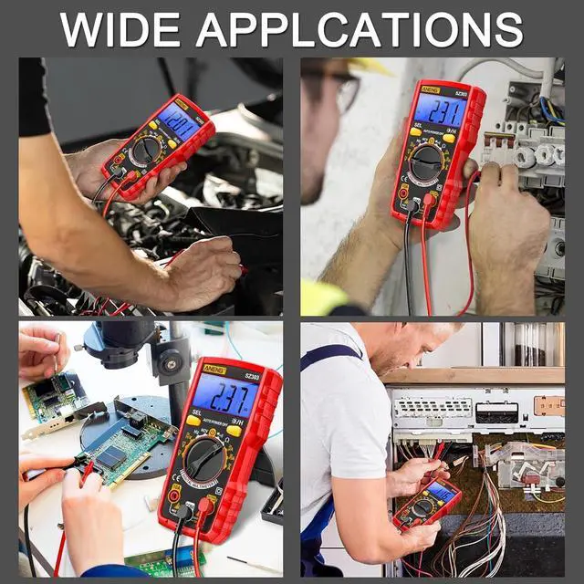 Alt view image 5 of 7 - Electrical Test Kit -Multimeter,Non Contact Voltage Tester,Outlet Tester