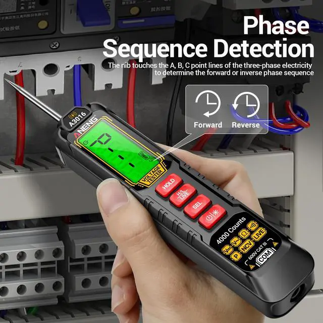 Alt view image 3 of 7 - 0.5V-600V Multimeter, AC/DC Automotive Test Light, Circuit Tester Pen