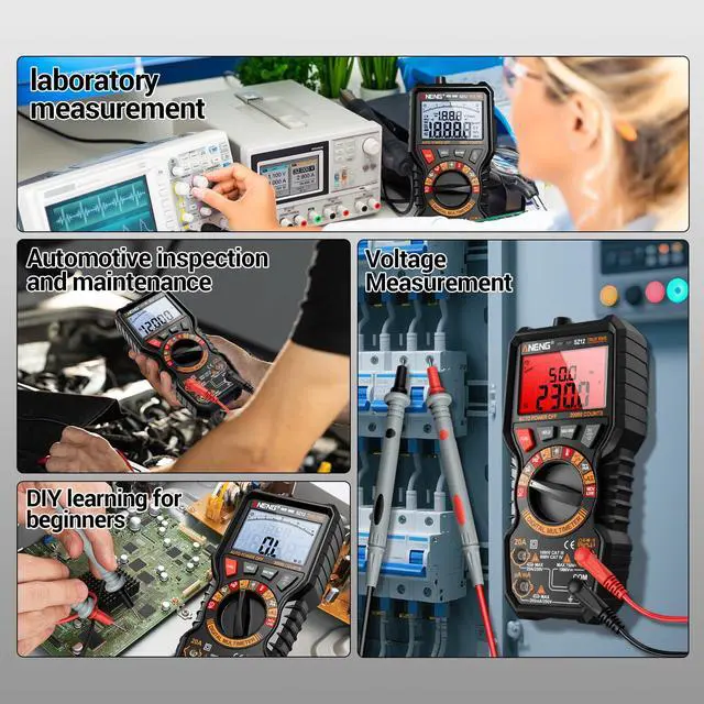 Alt view image 7 of 7 - Multimeter,TRMS 20000 Count Magnetic High Resolution Digital Tester