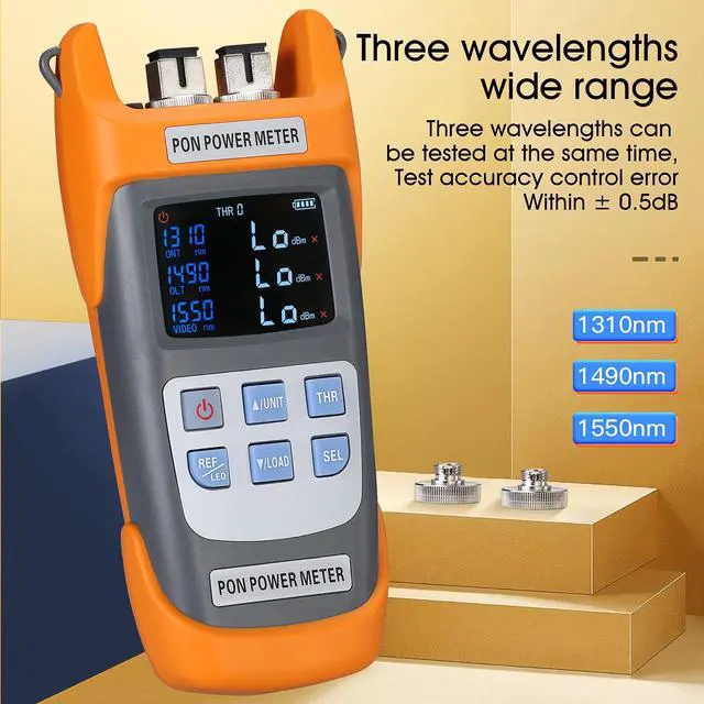 Alt view image 2 of 7 - Fiber Optic PON Optical Power Meter A-330U UPC Interface 1310/1490/1550nm