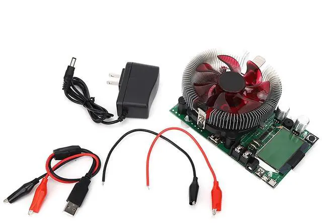 Main image of Battery Capacity Tester, USB Battery Load Tester Module, 185W 20A Adjustable Electronic Load