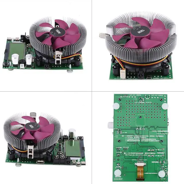 Alt view image 6 of 7 - Battery Capacity Tester, USB Battery Load Tester Module, 185W 20A Adjustable Electronic Load