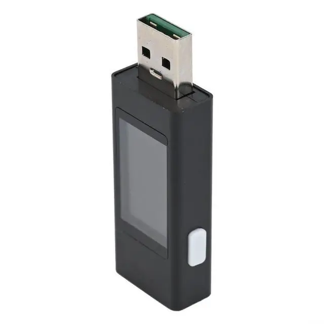 Alt view image 4 of 7 - KWS-MX23 USB Tester Meter 1.06" IPS Display, 4-30V 0-12A Voltage Current Monitor with CNC Metal Shell for Mobile Phone for charger Power Bank Data Cable Testing