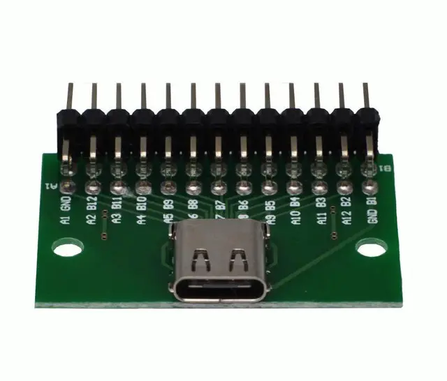 Alt view image 5 of 6 - USB 3.1 Type-C Test Board with PCB Test Socket | 2.54mm Pitch Header | USB-C Motherboard Diagnostic Tool for Electronics Engineers