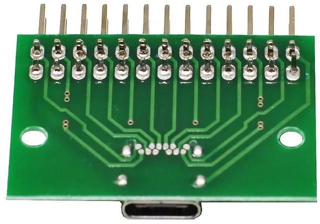 Alt view image 6 of 6 - USB 3.1 Type-C Test Board with PCB Test Socket | 2.54mm Pitch Header | USB-C Motherboard Diagnostic Tool for Electronics Engineers