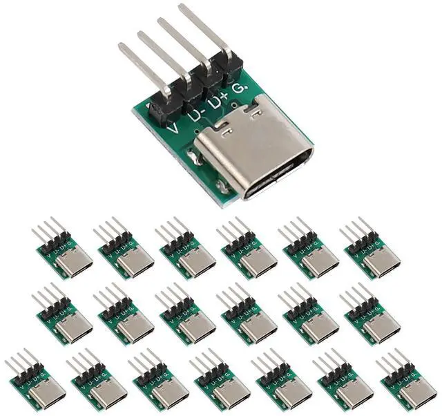 Main image of 20Pcs USB 3.1 Type-C 16 Pin Test PCB Board Adapter Socket