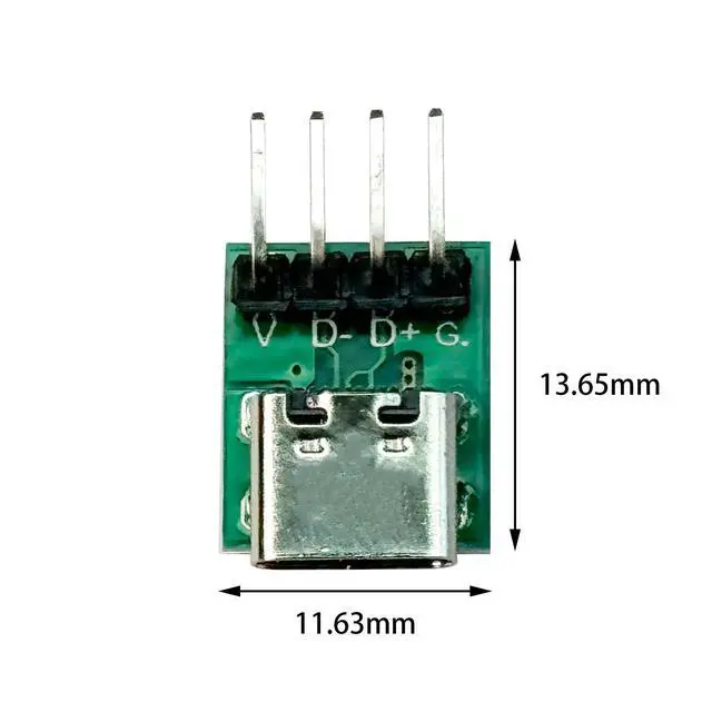 Alt view image 2 of 6 - 20Pcs USB 3.1 Type-C 16 Pin Test PCB Board Adapter Socket