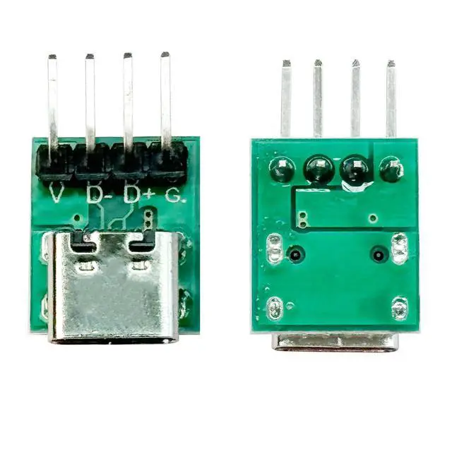 Alt view image 5 of 6 - 20Pcs USB 3.1 Type-C 16 Pin Test PCB Board Adapter Socket