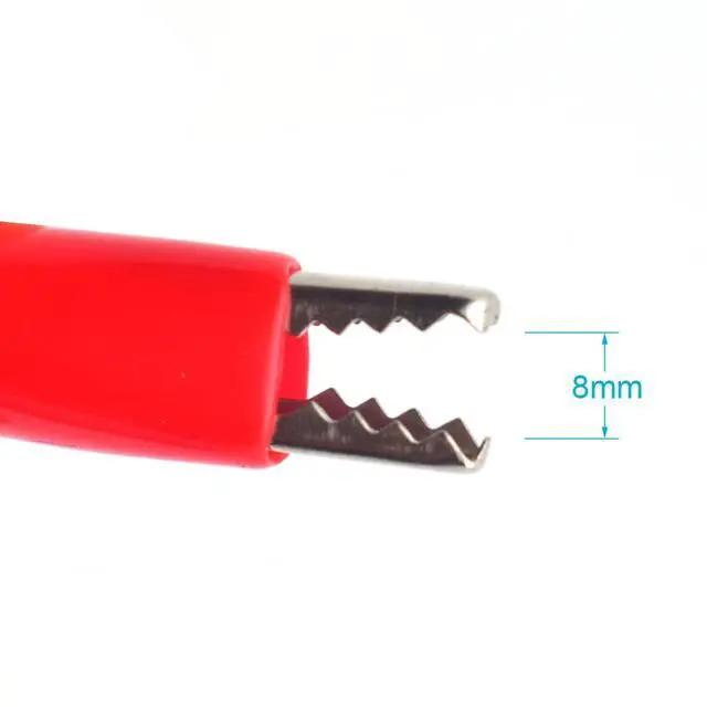 Alt view image 2 of 7 - 1PCS Alligator Clips with Wires USB,20AWG 1M/3.3FT Alligator Test Clips Clamp to Male Connector Power Supply Adapter USB Test Leads 5V 3A Cable for Multimeter Measure,Electronic Testing