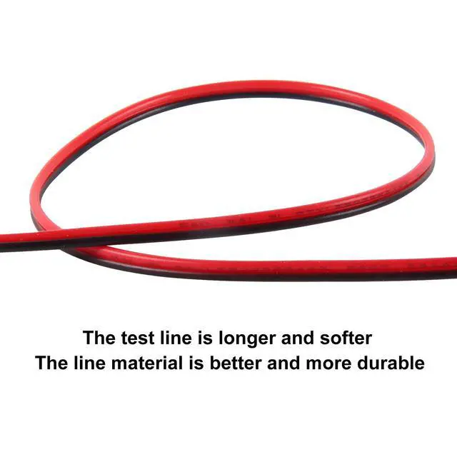 Alt view image 4 of 6 - 5pcs USB Female to Alligator Clip Adapter Cable Alligator Clip Jumper Probe Test Wire 24AWG Adapter Red and Black for Testing The Circuit