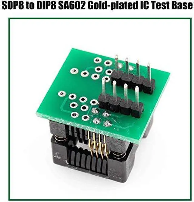 Alt view image 4 of 6 - CH341A 24 25 Series EEPROM Flash BIOS USB Programmer+SOIC8 SOP8 Test Clip+SPI Flash 1.8V Adapter+SOP8 SOIC8 to DIP8 Adapter Socket Converter