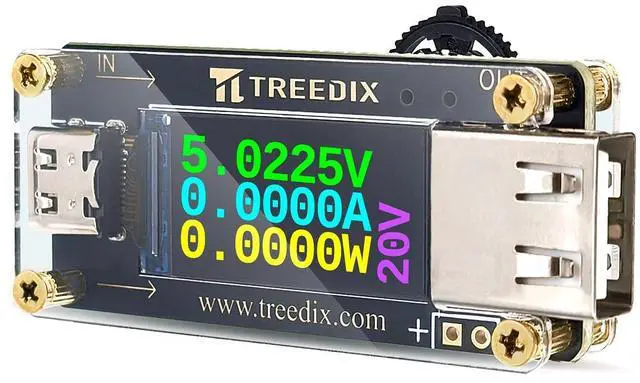 Main image of USB Tester USB Type C to Type A QC PD3.0 Trigger Module with LCD Screen Type-C Female Interface 5V 9V 12V 15V 20V 5A Adjustable Voltage Current Power SupplyPD2.0/PD3.0,QC2.0/QC3.0,BC1.2