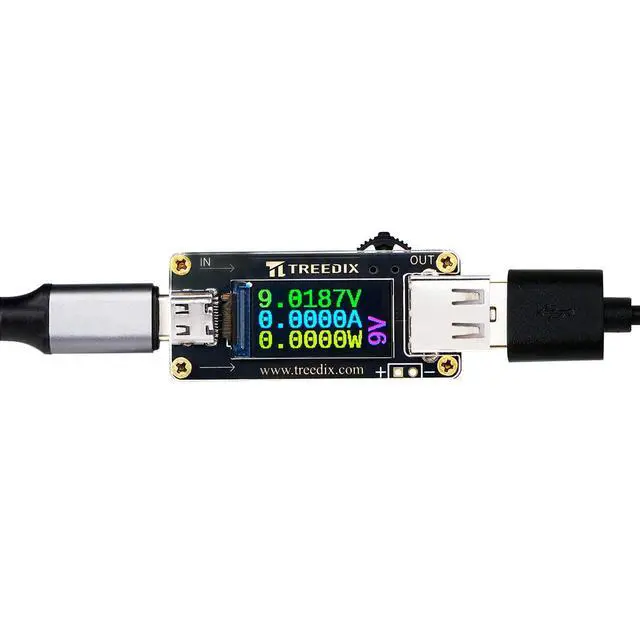 Alt view image 4 of 6 - USB Tester USB Type C to Type A QC PD3.0 Trigger Module with LCD Screen Type-C Female Interface 5V 9V 12V 15V 20V 5A Adjustable Voltage Current Power SupplyPD2.0/PD3.0,QC2.0/QC3.0,BC1.2