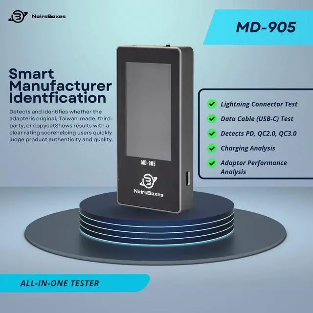 Alt view image 2 of 5 - Charging Cable Tester for iPhone Detects MFi Certification