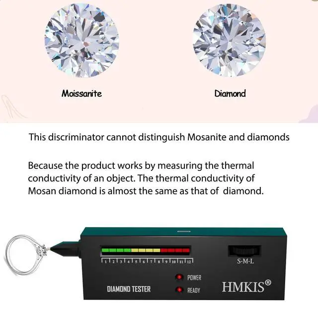 Alt view image 7 of 7 - Diamond Tester Pen with 60X Jewelry Loupe Magnifier