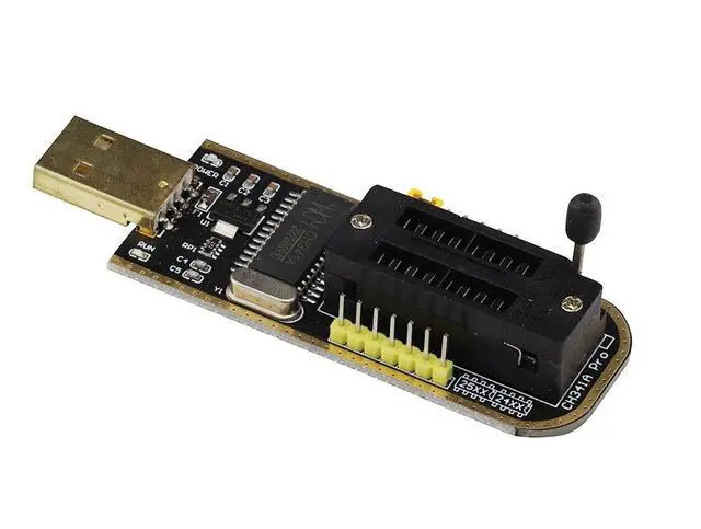 Alt view image 4 of 5 - SOP8 SOIC8 Test Clip Socket Adapter for EEPROM 25CXX / 24CXX + CH341A 24 25 Series EEPROM Flash BIOS USB Programmer Module