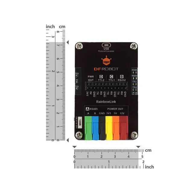 Alt view image 2 of 7 - RainbowLink 4-Channel USB to Serial Debugger Tester | RS485 / RS232 Dual TTL Converter | 12V 5V 3.3V Power Output | Professional Station for IoT, PLC Maintenance