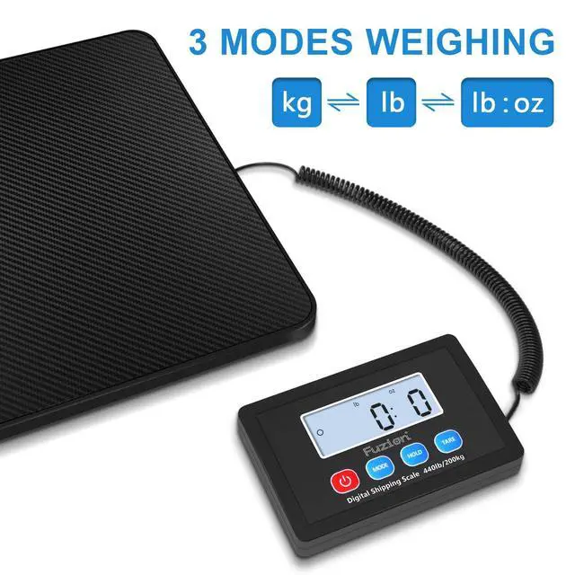 Alt view image 4 of 7 - Shipping Scale, 440LB x 10g High Accuracy Postal Scale, Hold & Tare