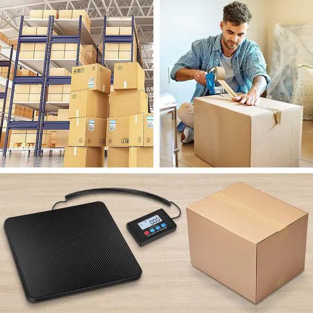 Alt view image 7 of 7 - Shipping Scale, 440LB x 10g High Accuracy Postal Scale, Hold & Tare