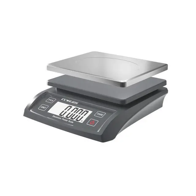 Alt view image 2 of 7 - Postal Scale Transport Scale 30kg/1g, 66lb with Battery and Stainless Steel Scale Plate, can be in Home Kitchen, Postal, Transport, Parcel, Supermarket with Fruit Scale