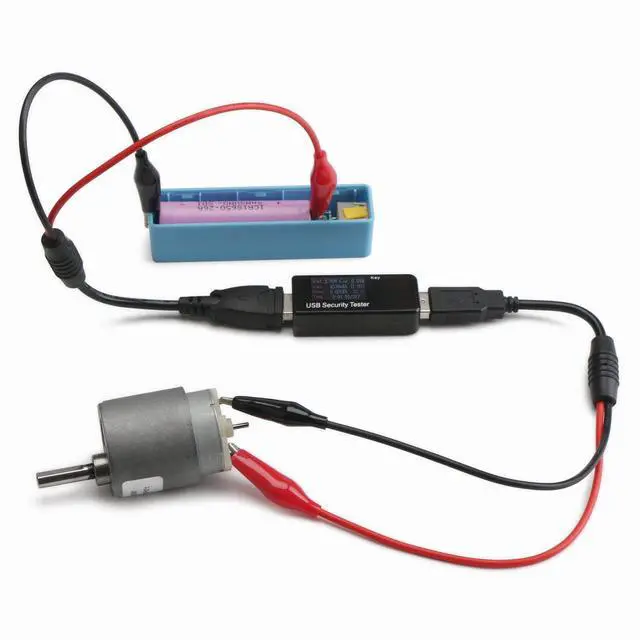 Alt view image 6 of 6 - 18 AWG USB to Alligator Clips with Wires - USB Male to Female Ports Test Leads with Alligator Clips Electrical Testing 13.35 inches 3-5A