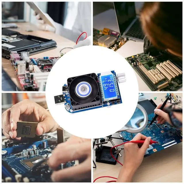 Alt view image 2 of 7 - Constant Current Electronic Load KZ25 / KZ35 Resistance USB Tester 4A 25W / 5A 35W Compatible