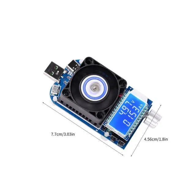 Alt view image 7 of 7 - Constant Current Electronic Load KZ25 / KZ35 Resistance USB Tester 4A 25W / 5A 35W Compatible