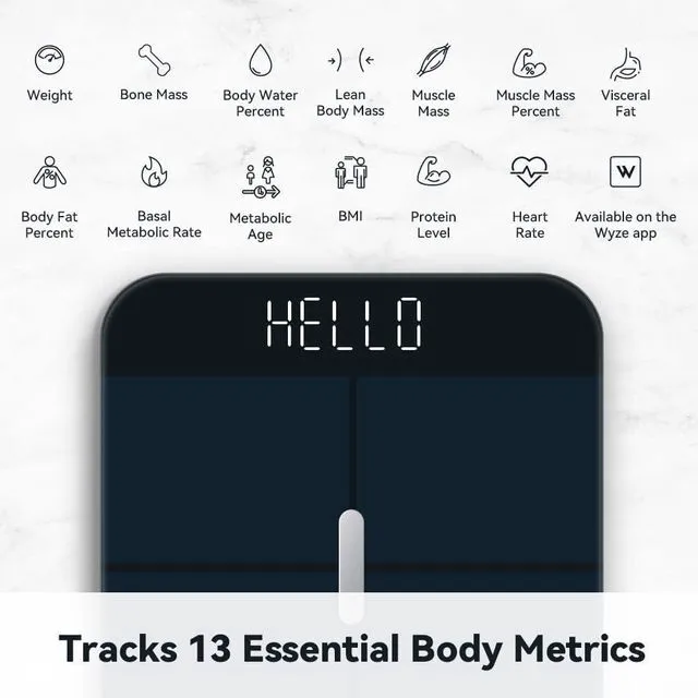 Alt view image 3 of 4 - Smart Scale X Digital Bathroom Scale for Body Weight and Fat (Black)