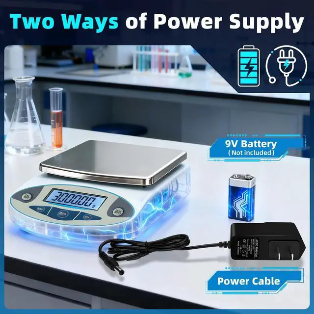 Alt view image 2 of 7 - Lab High Accuracy,13 Unit 0.01g High Precision Digital Analytical Balance, Electronic Laboratory Precision Gram Scale Digital Kitchen/Jewelry/Scientific Scale (3000 x 0.01g)