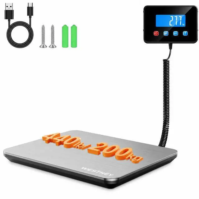 Main image of Shipping Scale, 0.5oz-440lb Digital Postal Scale for Packages