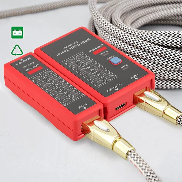 Alt view image 2 of 7 - UT681 HDMI Cable Tester, Portable Mini HDMI to HDMI, High Definition USB Cable Tester, for Check Disorder Short Open and Cross Connection