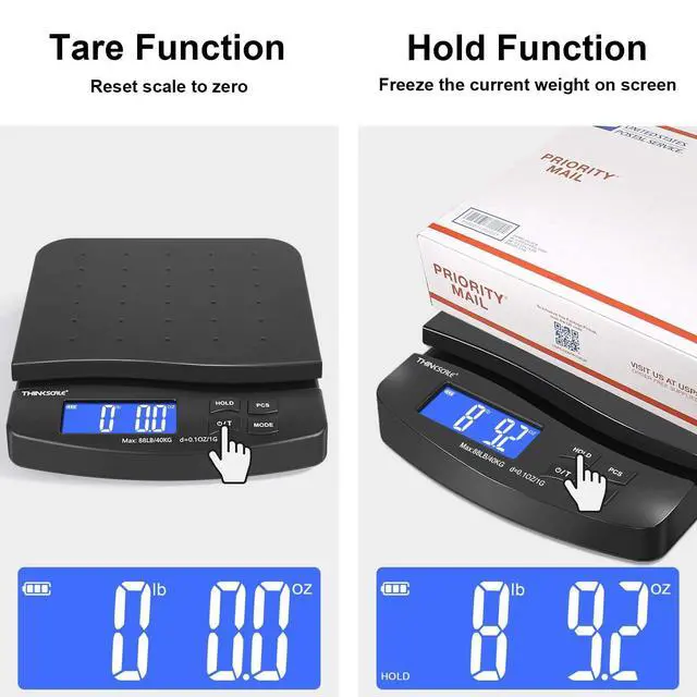 Alt view image 4 of 6 - 88lb Digital Shipping Scale, 0.1oz Accurate Postal Scale