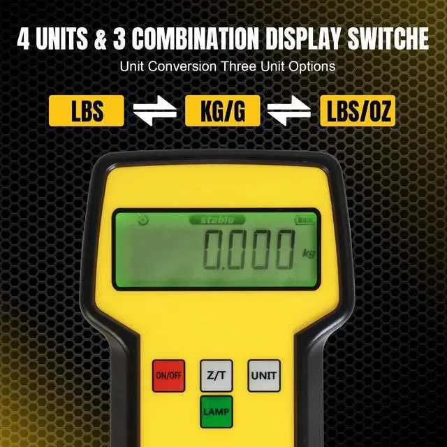 Alt view image 2 of 7 - Refrigerant Scale 110 LBS HVAC Freon Scale High Precision Electronic Refrigerant Charging Weight Scale with Portable Case for Recovery Tanks