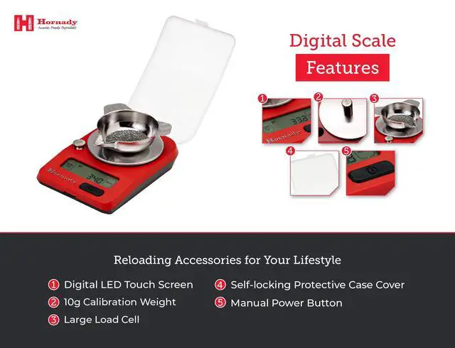 Alt view image 3 of 7 - G3-1500 Electronic Scale, 050104 - Portable Battery Operated Digital Pocket Scale to Weigh Bullets, Cases, Trickle Powder & More Up to 1500 Grain Capacity with 0.1 Accuracy & Reliable Results