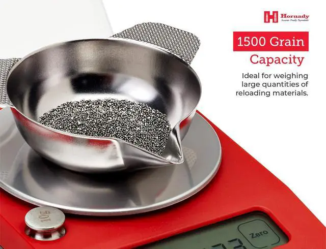 Alt view image 7 of 7 - G3-1500 Electronic Scale, 050104 - Portable Battery Operated Digital Pocket Scale to Weigh Bullets, Cases, Trickle Powder & More Up to 1500 Grain Capacity with 0.1 Accuracy & Reliable Results