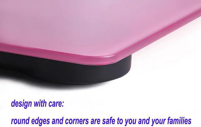 Alt view image 5 of 6 - Scale for Body Weight, Digital Bathroom Scale, Weight Scales for People,Body Scale,Pink,Max:400LB/180KG,2 Weighing Units: LB/KG