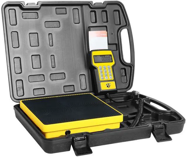 Main image of Upgraded Refrigerant Scale 220 LBS High Precision Programmable HVAC Electronic Refrigerant Charging Weight Scale Freon Scale with Portable Case for All Refrigerant Recovery Tanks