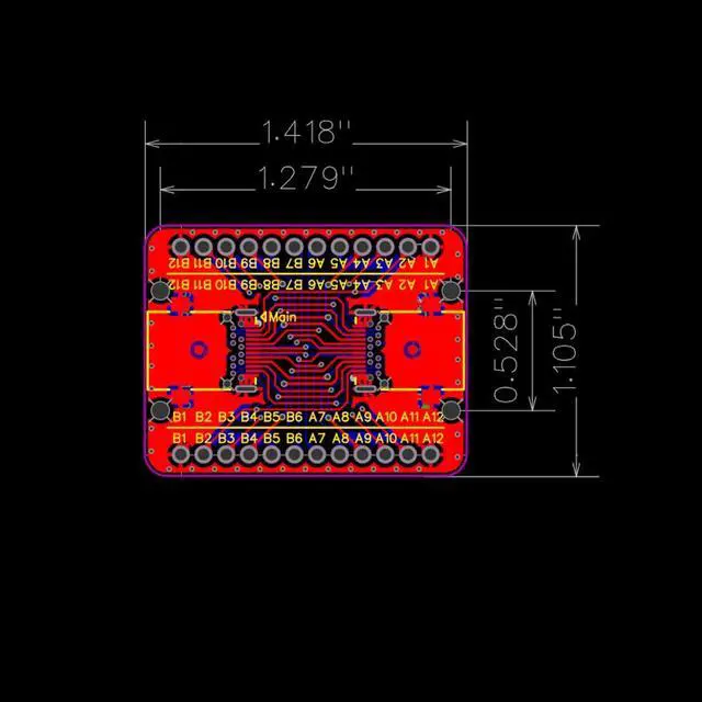 Alt view image 4 of 5 - USB 3.1 Type C Female to Female Pass Through Adapter Breakout Board 24 Pin for Date Line Wire Cable Transfer Extension