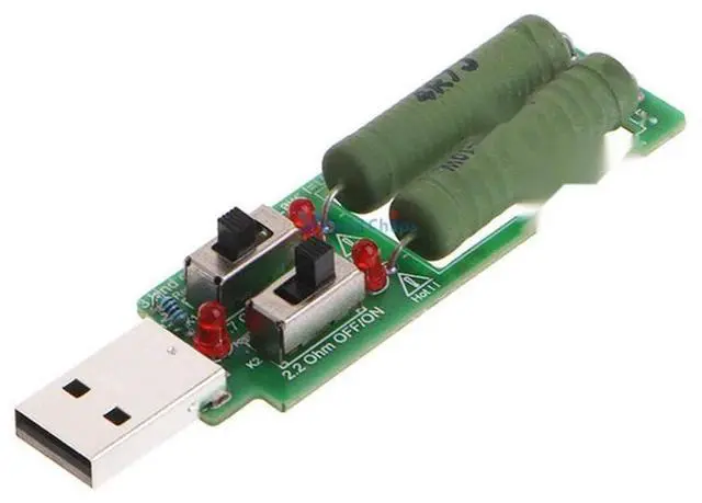 Main image of Resistor USB dc Electronic Load Adjustable Switch 3 Current 5V 1A/2A/3A Capacity Discharge Voltage Tester Resistance