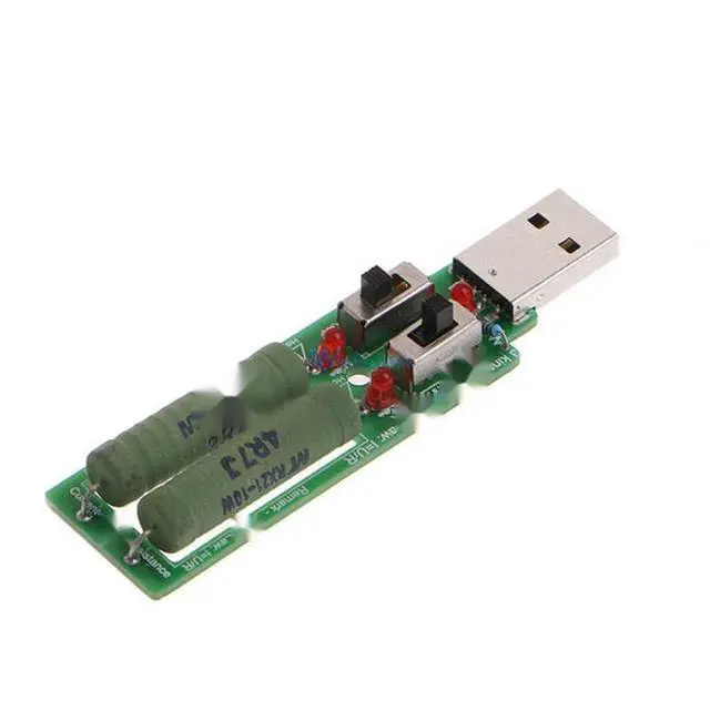Alt view image 2 of 5 - Resistor USB dc Electronic Load Adjustable Switch 3 Current 5V 1A/2A/3A Capacity Discharge Voltage Tester Resistance
