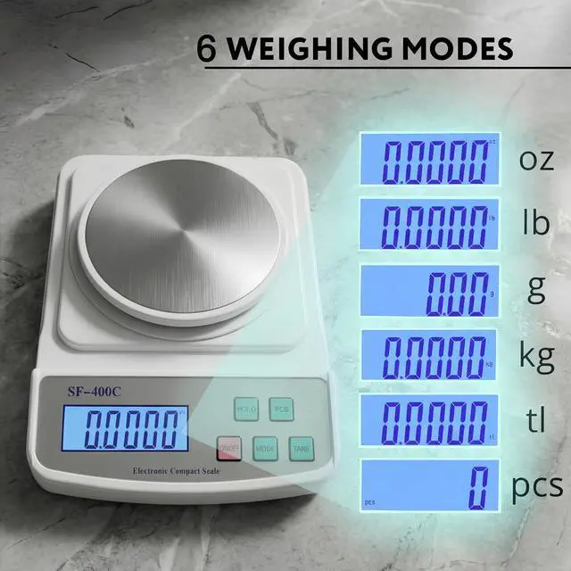Alt view image 3 of 7 - Digital Scale Lab Mass Balance Precision 0.01g Accuracy Weighing Device